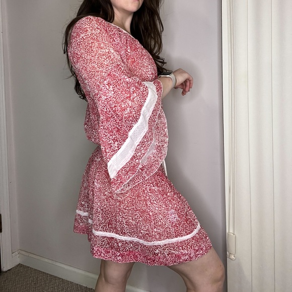 Poupette St. Barth Tunica Crystal Cotton Dress New With Tags Boho Size 2 - Picture 10 of 13